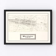 Washington Vintage Map 1902
