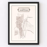 Senecaville Vintage Map 1902