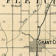 old Worth County map
