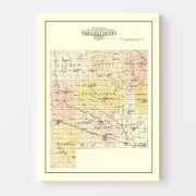 map of Shelby County