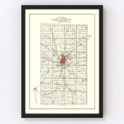 Lancaster County Vintage Map 1903
