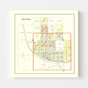 map of Bennet