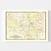 map of Saint Clair C