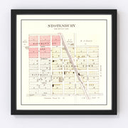 Stotesbury Vintage Map 1903
