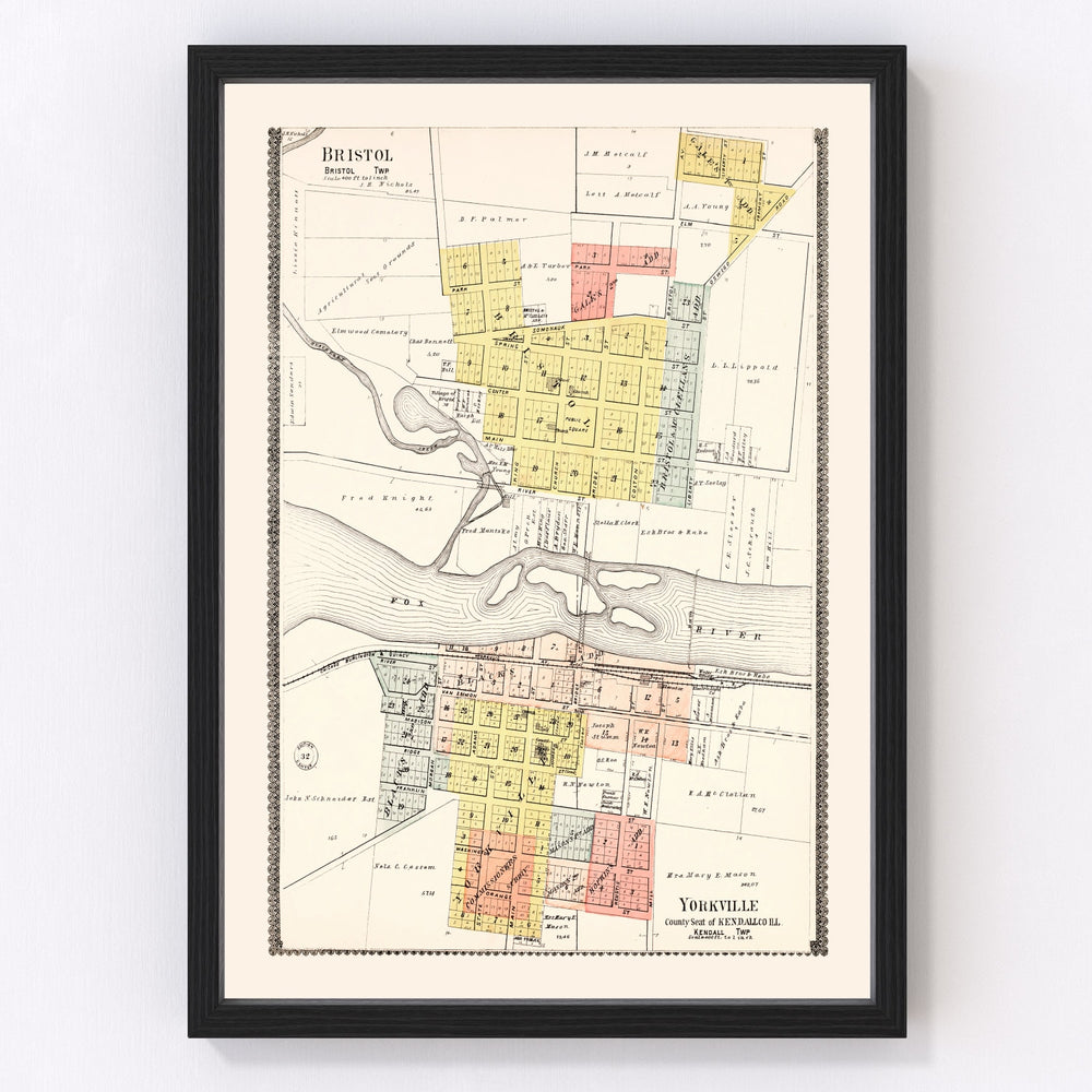Bristol Vintage Map 1903