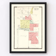 Newark Vintage Map 1903