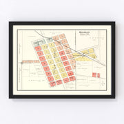 Kirklin Vintage Map 1903