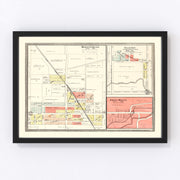 Rossville Vintage Map 1903
