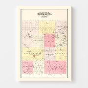 map of Ogemaw County