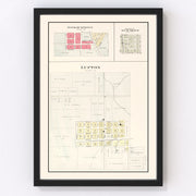 South Branch Vintage Map 1903