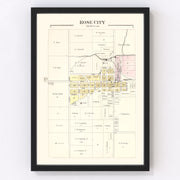 Hill Vintage Map 1903