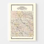 map of Custer County