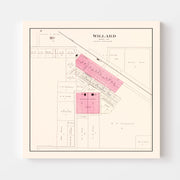 map of Willard