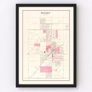 Republic Vintage Map 1904