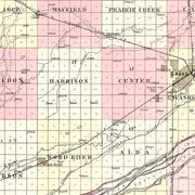 old Hall County map