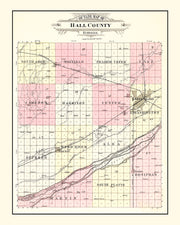 Hall County history