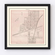 Cecil Vintage Map 1905