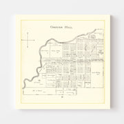 map of Grover Hill