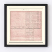 Haviland Vintage Map 1905