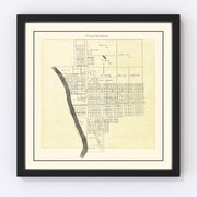 Oakwood Vintage Map 1905