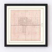 Scott Vintage Map 1905