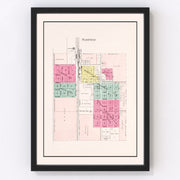 Plainfield Vintage Map 1906
