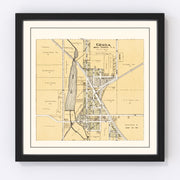 Genoa Vintage Map 1907