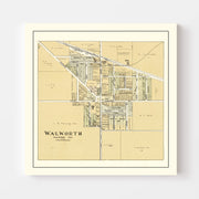 map of Walworth