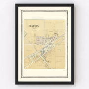 Darien Vintage Map 1907