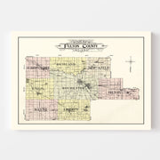 map of Fulton County