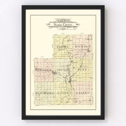 Stark County Vintage Map 1907
