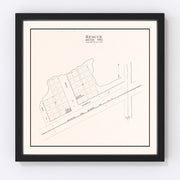 Rescue Vintage Map 1907