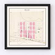 Malmo Vintage Map 1907