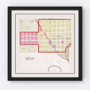 Ashland Vintage Map 1907