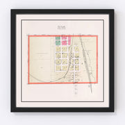 Yutan Vintage Map 1907