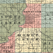 old Vigo County map