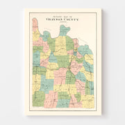 map of Grayson Count