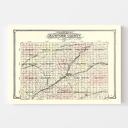 map of Crawford Coun