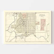 map of Denison