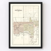Seward Vintage Map 1908