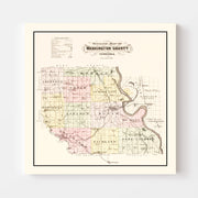 map of Washington Co