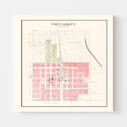map of Fort Calhoun