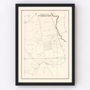 Cuming Vintage Map 1908