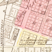 old River Falls map