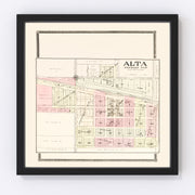 Alta Vintage Map 1908
