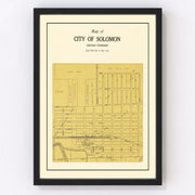 Solomon Vintage Map 1909