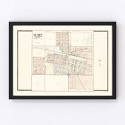 De Smet Vintage Map 1909