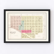 Riley Vintage Map 1909