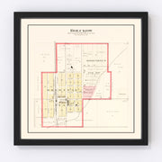 Bolckow Vintage Map 1909