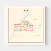 map of Cosby